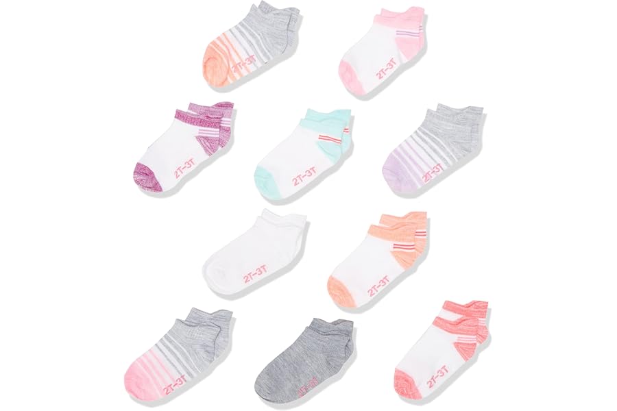 Hanes Baby and Toddler Non-Slip Grip Ankle Socks